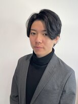 ソワ 錦糸町(soi)&nbsp;センターパートウルフカットツイストスパイラルパーマ黒髪