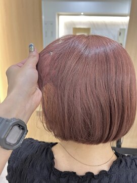 レム 仙台店(L.E.M) ブリーチあり！ピンクカラー