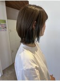 【あんstyle】20代30代インナーグリーン&外ハネボブ