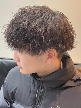 バース バイ ハピネス(BIRTH by happiness) 奈良men's緩め縦落ちツイストスパイラルパーマ