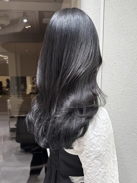 メゾンマイル 恵比寿(maison mile) グレージュカラー/髪質改善/暗髪/レイヤーカット[恵比寿駅]