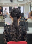 上品ポニーテール