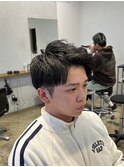 アップバングショート
