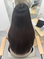 モモ(momo) ベージュロング_エアリーロングピンクブラウン