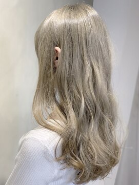 ウィステリア 銀座(WISTERIA) 【WISTERIA】ミルキーベージュダブルカラーホワイトブロンド