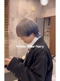 White×Blue×Navy