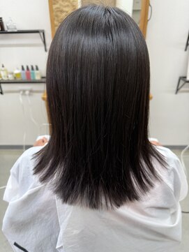 ラボ ヘアー(lab hair) ミディアム/ストレート/髪質改善/酸性/縮毛矯正