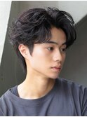 モテる黒髪ネープレスショート束感モテ髪ワックスなしマッシュ