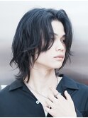 渋谷スパイラルパーマメンズボブウルフカットニュアンスパーマ