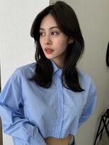 ソヨン むつ店(SOYON)&nbsp;フェイスバング×ランダム巻きウェーブ