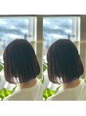 大人可愛いワンレンボブ/10代/20代/30代/40代