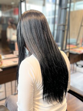 マンプス ダークグレー/縮毛矯正/髪質改善