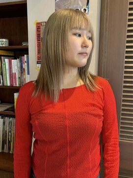 エンベロープス 中目黒(Envelopes) ホワイトベージュ/抜きっぱなしブロンド/パラパラブリーチ