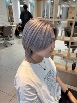 ヴァンカウンシル 金山(VANCOUNCIL kanayama) ホワイトグレージュミニウルフデジタルパーマMO 6