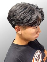 アノ(Ano.)&nbsp;大分20代30代ショートフェザーセンターパートフェザーパーマ