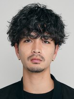 フィフス 原宿(fifth)&nbsp;原宿緩めツイストスパイラルパーマメンズカットラウンドマッシュ