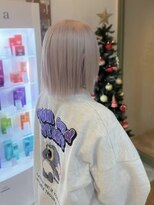 グルス(GruS) #ホワイトカラー #ケアブリーチ #トリプルカラー