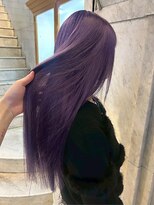 リアン(Lien) 透明感バイオレットアッシュ/ストレート/レイヤーカット