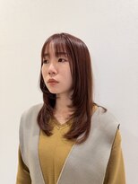 ネイヴスヘアー 香椎照葉店(Neivs Hair)&nbsp;レイヤーカット＋レッドブラウンカラー
