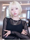 韓国レイヤー顔周りカット透明感カラー髪質改善艶髪シースルー