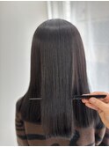 カット縮毛矯正トリートメント