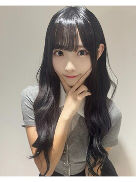 コルル 渋谷(COLULU) 暗髪巻き下ろし