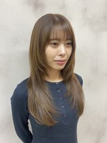 エルフレームバイワンラヴェスト(L'FLAME by one Lovest)&nbsp;レイヤーカット/ベージュカラー/長野駅前L'FLAME