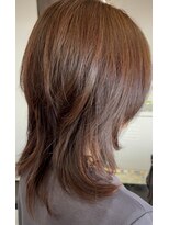 ヘアサロン フラット(Hair salon flat) ミディアムウルフレイヤー