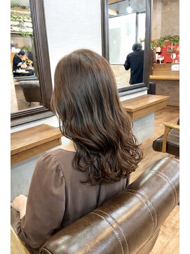 プランツヘアー 透明感アッシュブラウン
