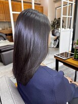ヘアアンドメイク スタジオ ミムロ(HAIR&MAKE STUDIO MIMURO) 40代に人気な艶髪ストレートパーマ