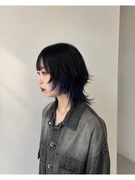 エトワール(Etoile HAIR SALON) ウルフカット×インナーカラーニュアンスウルフ