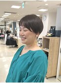 大人ショート/レイヤーカット/ショートボブ/ハイライト