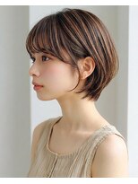 ウィールール 栄町店(WE RULE)&nbsp;艶感ショートボブ前髪あり小顔くびれヘアグレージュ