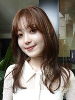 ナループロアポンテ(Nalu pu loa PONTE)&nbsp;ミディアムレイヤー海外風レイヤーハッシュレイヤーベージュ