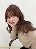 お顔周りをまきこむふわっとスタイル