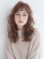 ニコデュエ 本厚木(nico. due) センターパート/ミルクティーピンク/レイヤーロング/本厚木2