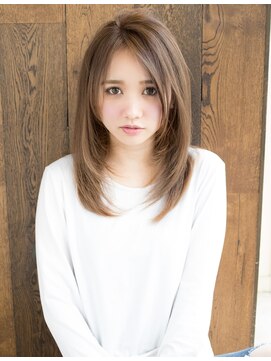 ローラン(ROULAND) アッシュグレージュセミロング