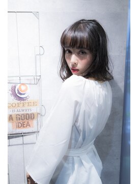 ミエル ヘア 新宿(miel hair) 外ハネボブ【新宿】