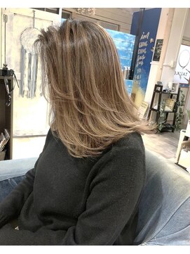 トーク 伊丹本店(TAL'KE) TAL'KE/バレイヤージュ×ホワイトベージュ_303