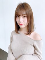 ロンドプランタン 恵比寿(Lond Printemps)&nbsp;【Lond佐野】小顔ワンカール重めスタイルアッシュブラウン