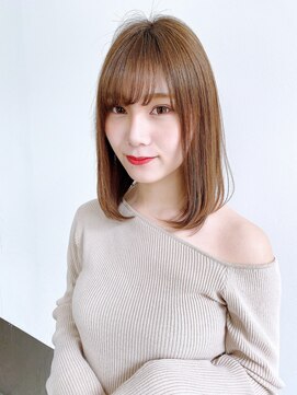 ロンドプランタン 恵比寿(Lond Printemps) 【Lond佐野】小顔ワンカール重めスタイルアッシュブラウン