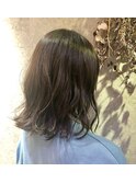圧倒的～～！に超可愛い！暗髪カーキアッシュ！