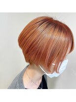 アズールサン 草加西口店(azule-sun)&nbsp;韓国風カラーショート♪ケアブリーチショートダブルカラー[草加]