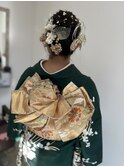 2022年成人式ヘアセット