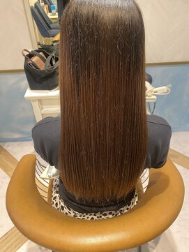 ロンドルーチェ 心斎橋(Lond luce) 美髪のススメ×ピンクブラウン［髪質改善/縮毛矯正］