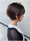 30代40代50代◎ 襟足シュッとショートボブ