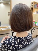 美髪ケア。お手入れ簡単ミセスボブ