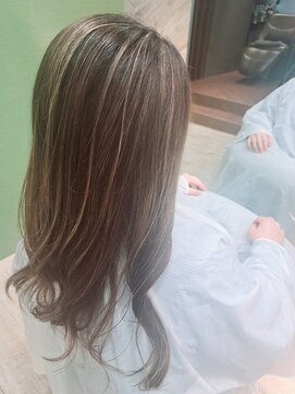 ジプソ(Gypso Hair salon) ロングレイヤー×ハイライト