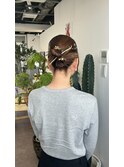 シンプルなタイトアレンジ