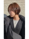 【ベース顔・丸顔タイプ】ショートボブ　10代　20代　30代　40代